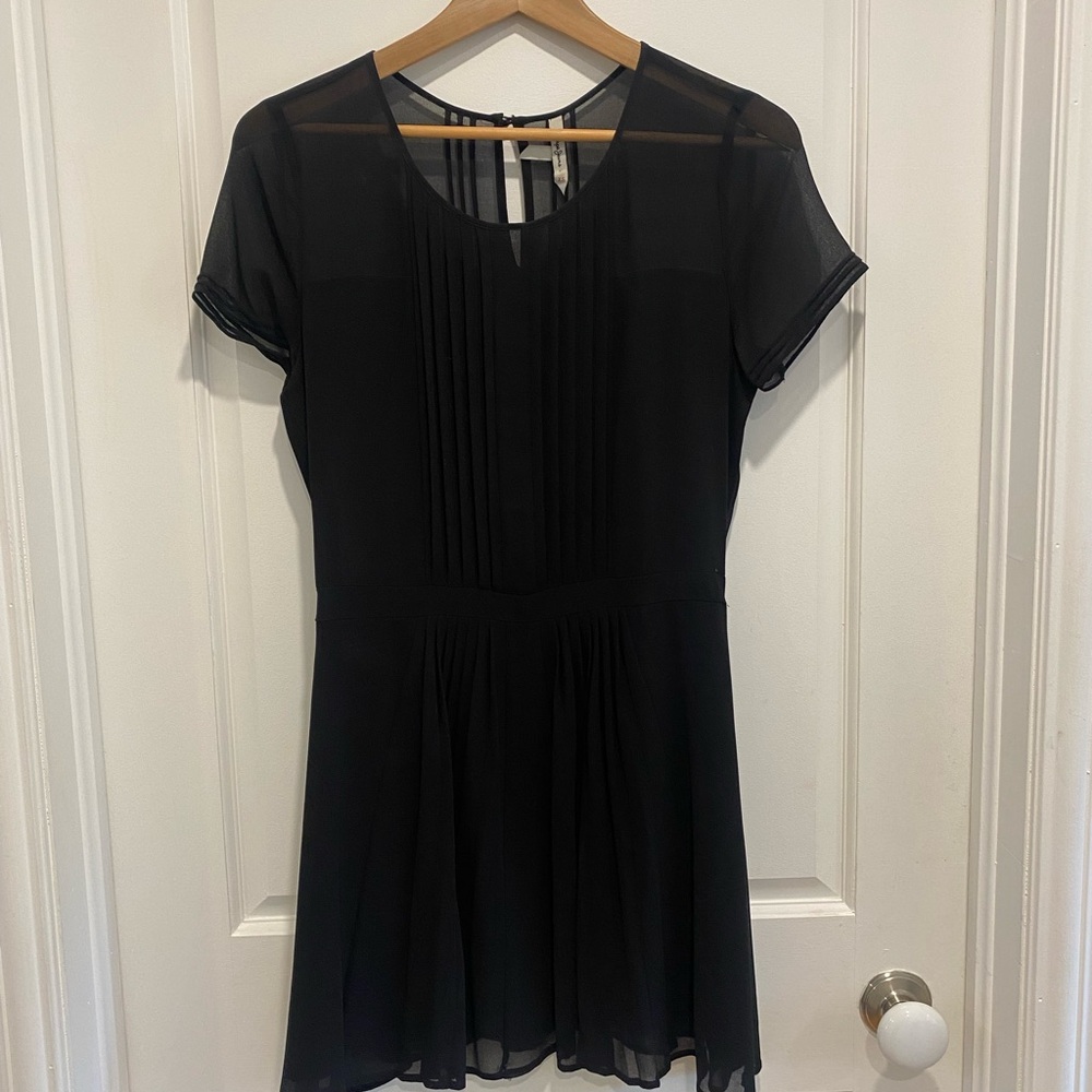 Pepe Jeans Black mousseline Cocktail Dress